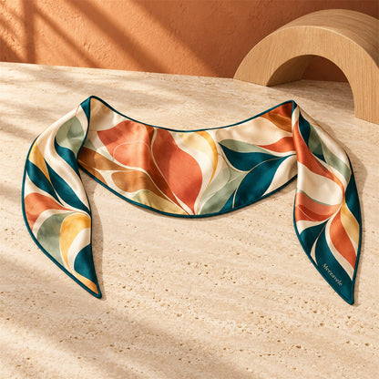 Merzavele Abstract Leaf Pointed Scarf - main product view